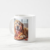 Mug Le chien le plus mignon avec pizza (Devant gauche)