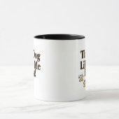 Mug Le chien m'aime meilleur (Centre)