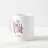 Mug Le Chili rouge sent l'amour (Devant gauche)