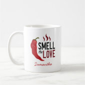 Mug Le Chili rouge sent l'amour (Gauche)