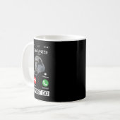 Mug Le Chimpanzé Appelle L'Art Singe Chimp Ape Animal (Devant gauche)