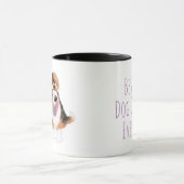 Mug Le chiot de Corgi 'Meilleur papa de chien jamais ! (Centre)