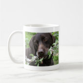 Mug Le chiot de ressort (Gauche)