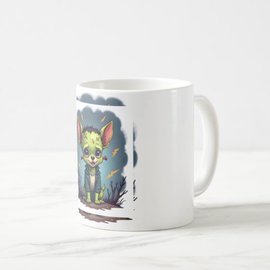 Mug Le choc Frankenstein Chihuahua (Devant droit)