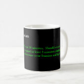 Mug Le chocolat chaud épicé, article créé, exige L… (Devant droit)