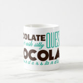 Mug Le chocolat comprend [la turquoise] (Centre)