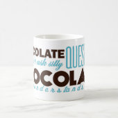 Mug Le chocolat comprend [le bleu] (Centre)