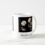 Mug Le chocolat est mon truc (Devant droit)