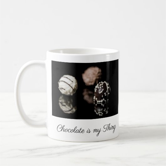 Mug Le chocolat est mon truc (Gauche)
