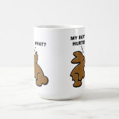 Mug Le chocolat fait mal à la boue (Centre)