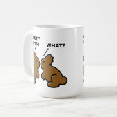 Mug Le chocolat fait mal à la boue (Devant gauche)