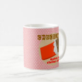 Mug Le Chocolat Rend Vos Vêtements Réduits ! (Devant droit)