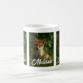 Mug Le chou renard dans une forêt verte (Centre)