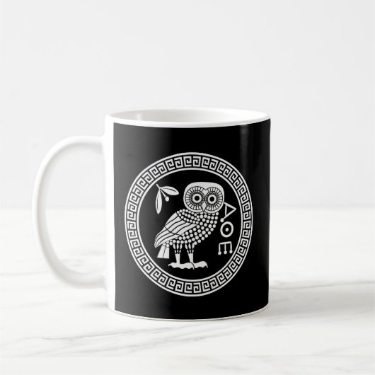 Mug Le Chouette D'Athéna La Mythologie Grecque Ancienn (Gauche)