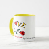 Mug Le chrétien cite inspiré (Devant gauche)