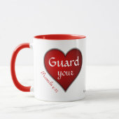 Mug Le chrétien cite inspiré (Gauche)