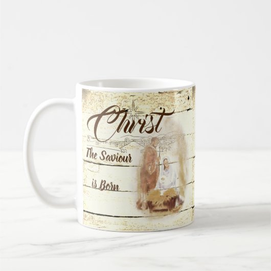 Mug Le Christ Sauveur est né  (Gauche)