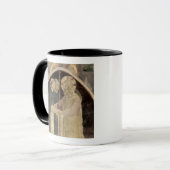 Mug Le Christ souhaite la bienvenue à deux moines (Devant gauche)