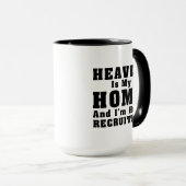 Mug Le Ciel, c'est ma boue de maison (Devant droit)