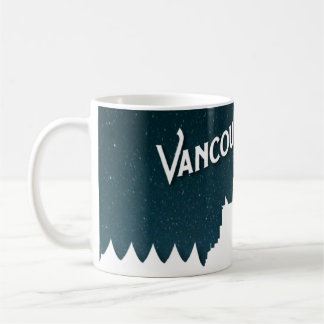 Mug Le ciel de Vancouver de nuit au port de Coal