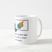 Mug Le Ciel est sous nos pieds - Citation sur le chang (Devant droit)