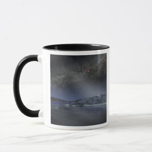 Mug Le ciel nocturne d'une hypothétique planète alien (Gauche)