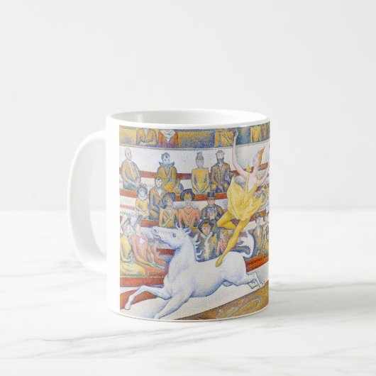 Mug Le Cirque, Seurat (Devant gauche)