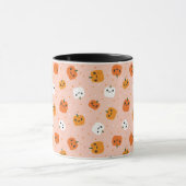 Mug Le Citrouille Cute Kawaii fait face au Motif (Centre)