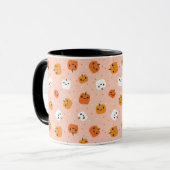 Mug Le Citrouille Cute Kawaii fait face au Motif (Devant gauche)