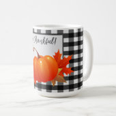 Mug Le Citrouille de Thanksgiving Buffalo a jeté de la (Devant droit)