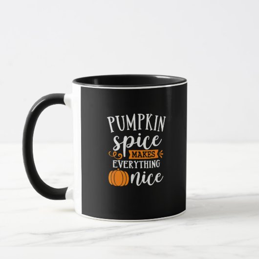 Mug Le citrouille Spice Rend Tout Agréable (Gauche)