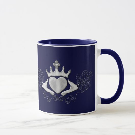 Mug Le Claddagh (Argent) (Droite)