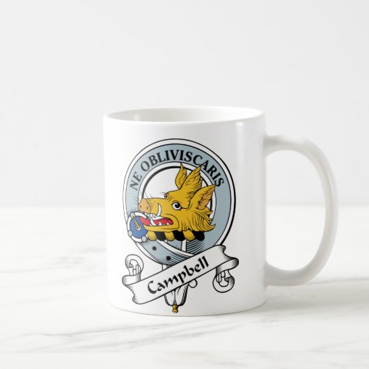 Mug Le clan de Campbell Badge (Droite)