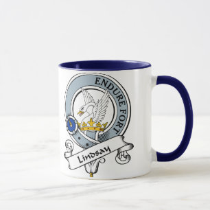 Mug Le clan de Lindsay Badge