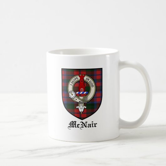 Mug Le clan de McNair Crest le tartan d'insigne (Droite)