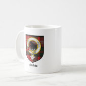 Mug Le clan de Nesbitt Crest le tartan d'insigne (Devant gauche)