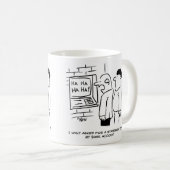 Mug Le client bancaire demande au distributeur de bill (Devant droit)