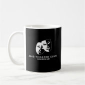 Mug Le club de drame de théâtre masque le nom (Gauche)