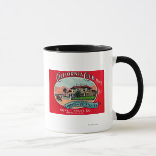 Mug Le club de la Californie peut LabelBerkley, CA