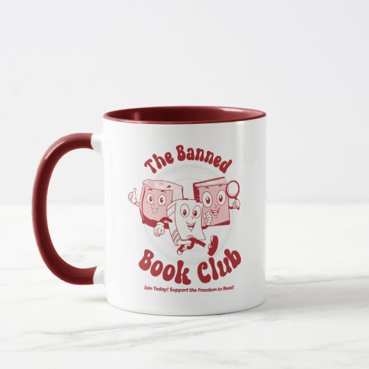 Mug Le club du livre interdit (Gauche)