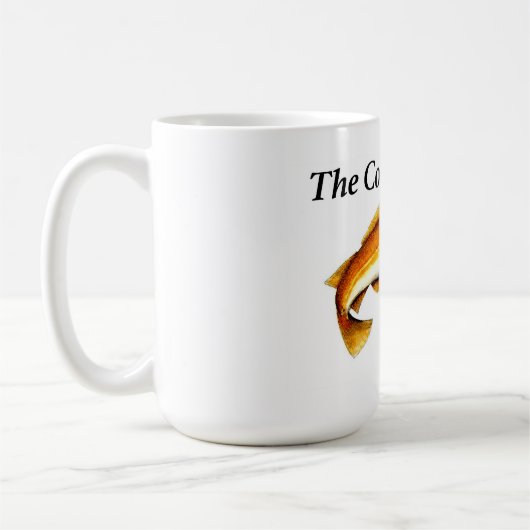 Mug Le Cod Père idéal de pêche présent. (Gauche)