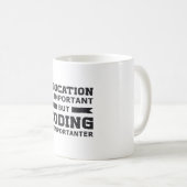 Mug Le codage de code Médicale est important pour le p (Devant droit)
