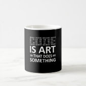 Mug Le codage de programmation par ordinateur est art (Centre)
