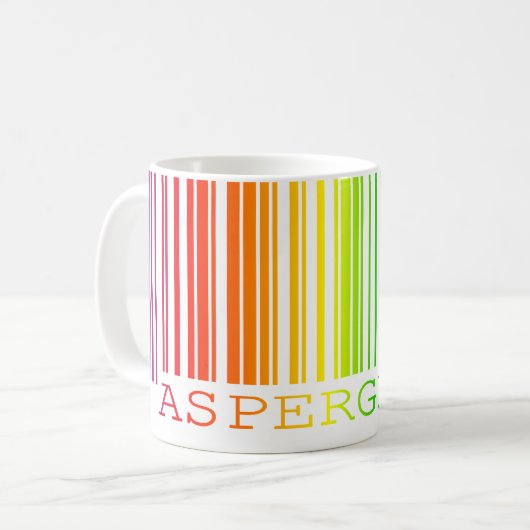 Mug Le code d'Asperger (Devant gauche)