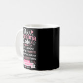 Mug Le Code de Mamie Drôle Règles de Grand-mère pour F (Devant gauche)