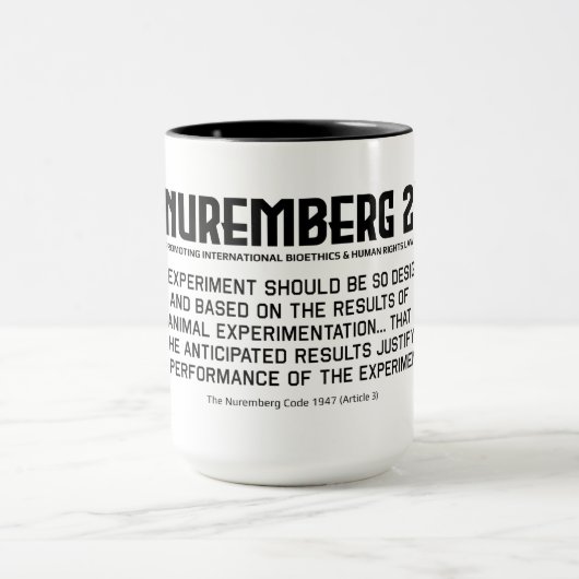 Mug Le Code de Nuremberg 1947 A. 3 Musique combo (Centre)
