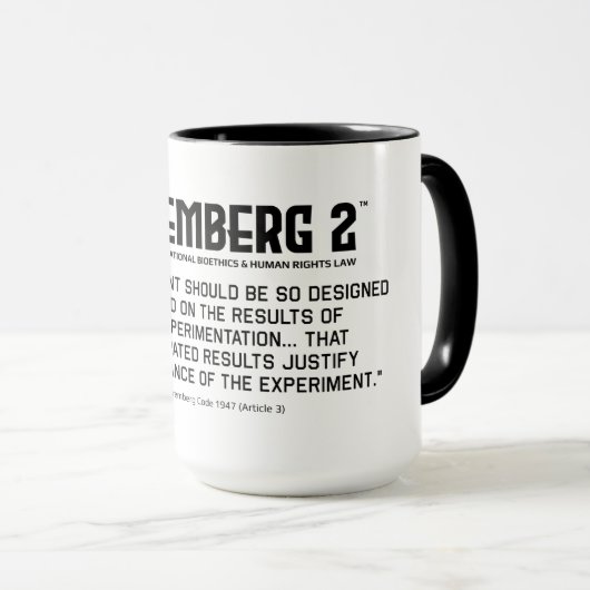 Mug Le Code de Nuremberg 1947 A. 3 Musique combo (Devant droit)