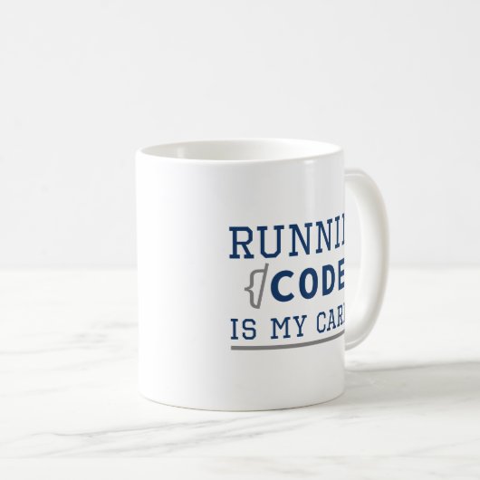 Mug Le Code D'Exécution Est Mon Cardio (Devant droit)