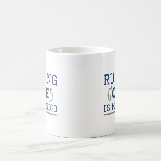 Mug Le Code D'Exécution Est Mon Cardio (Centre)