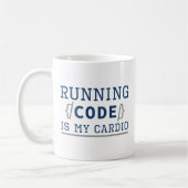 Mug Le Code D'Exécution Est Mon Cardio (Gauche)